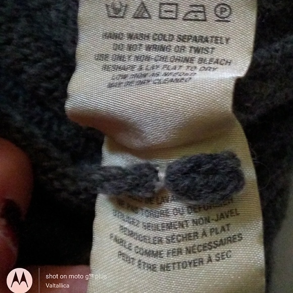 MOTH Anthro WoolBlend Oversize HighLow Turtleneck - Picture 8 of 8